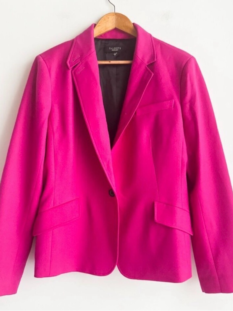 Talbots Fuchsia Women's Tailored Blazer